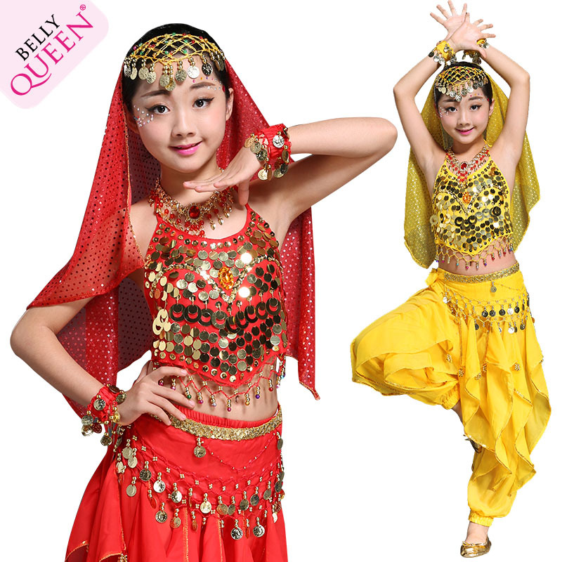 Dancewear Polyester Belly Dance Costumes For Children